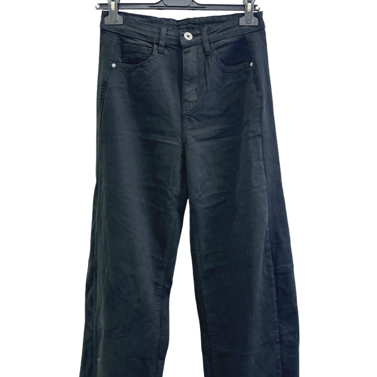 Italian Utility Wide Leg Jeans