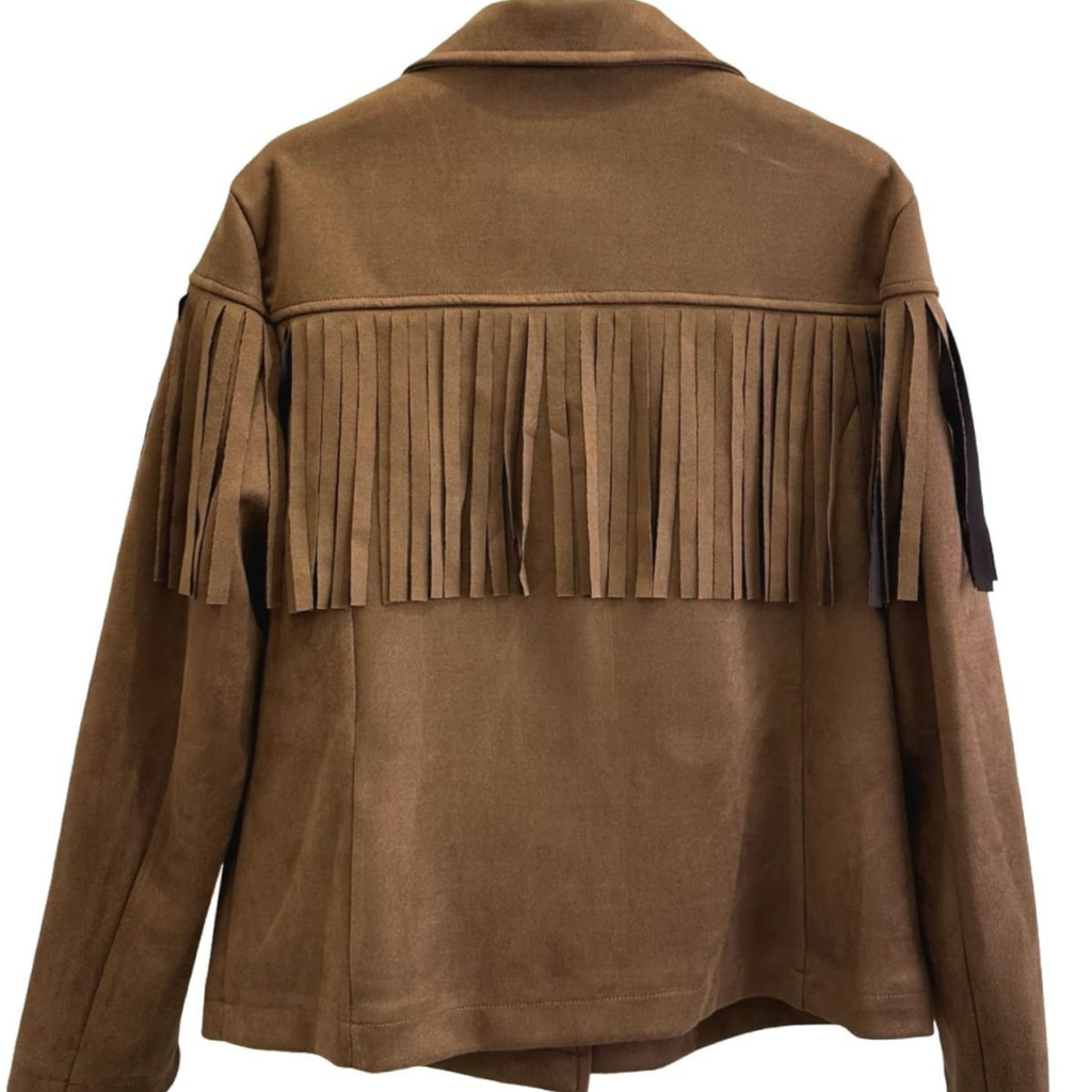 Western Fringe Suede Jacket