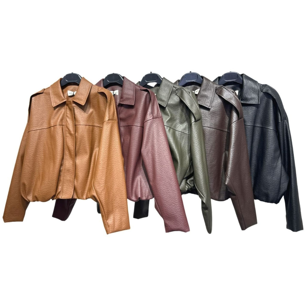 Como Faux Leather Jacket