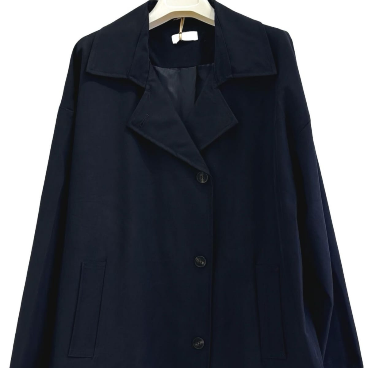 Relaxed Longline Lapel Jacket