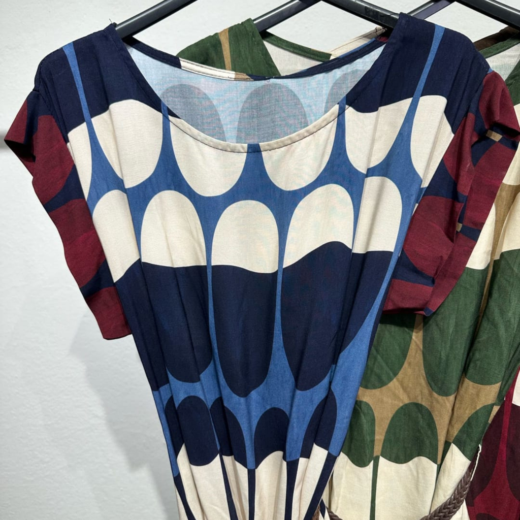 100% Viscose Printed Dress