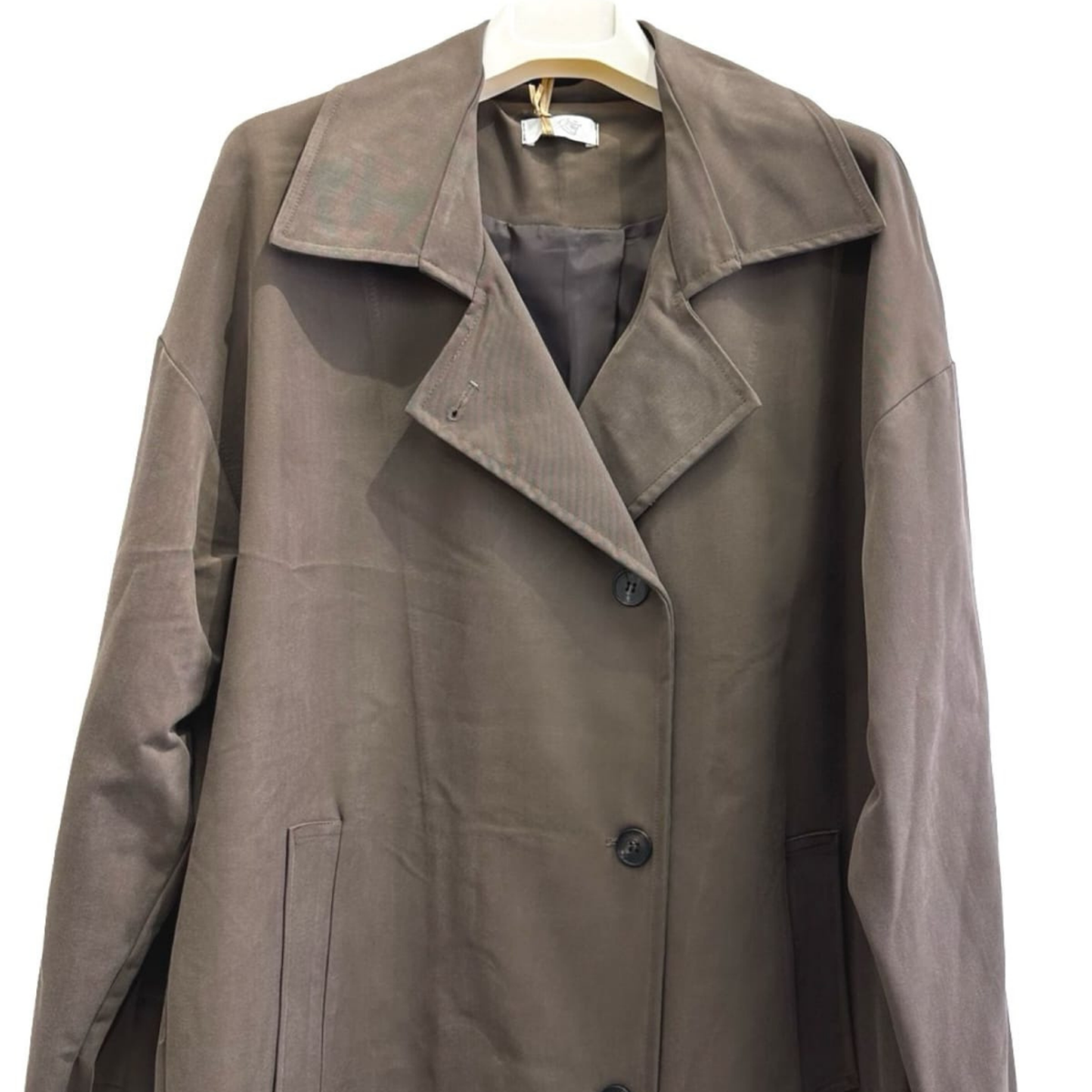 Relaxed Longline Lapel Jacket