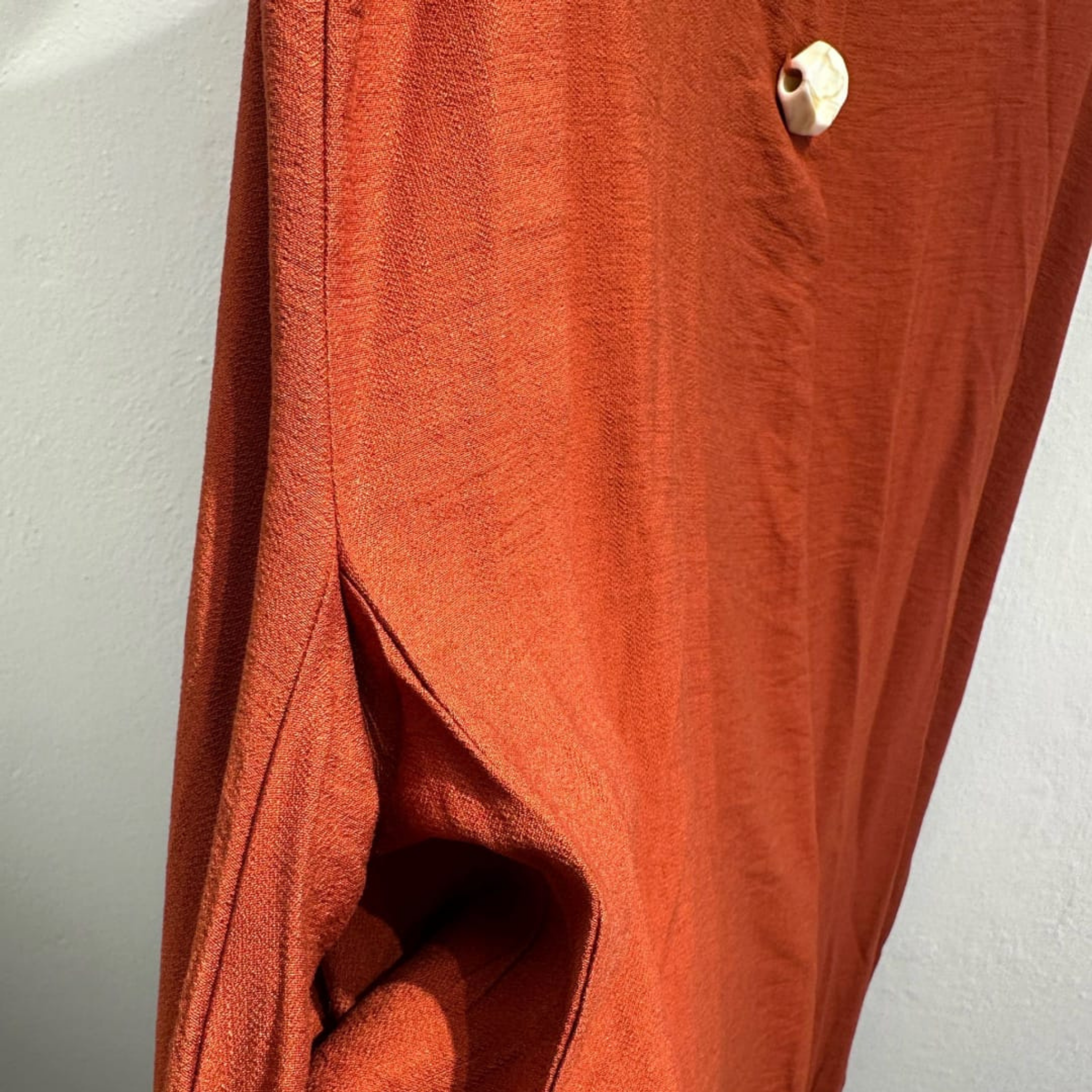 Italian Sleeveless Button Detail Maxi Dress