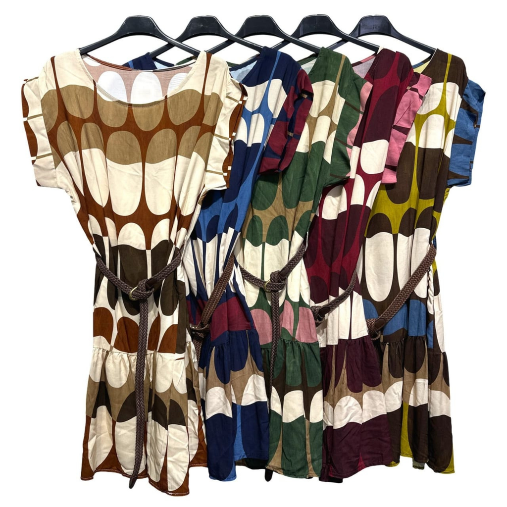 100% Viscose Printed Dress