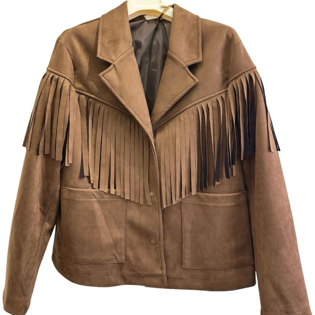 Western Fringe Suede Jacket