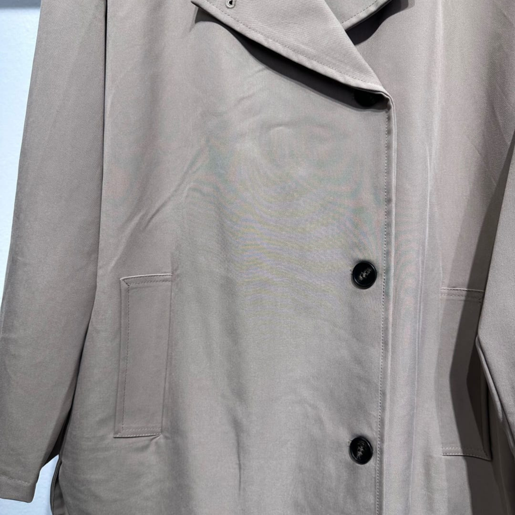 Relaxed Longline Lapel Jacket