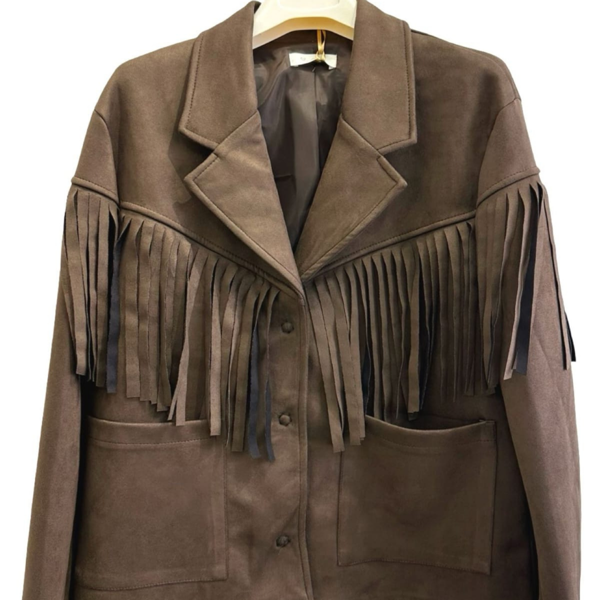 Western Fringe Suede Jacket