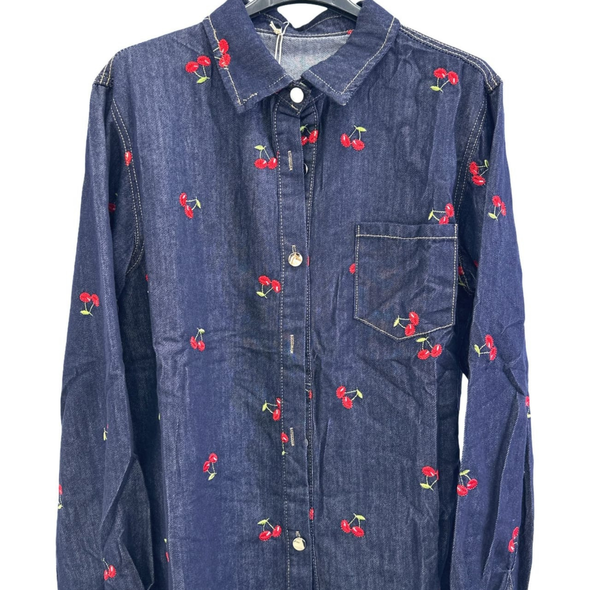 Cherry Denim Shirt
