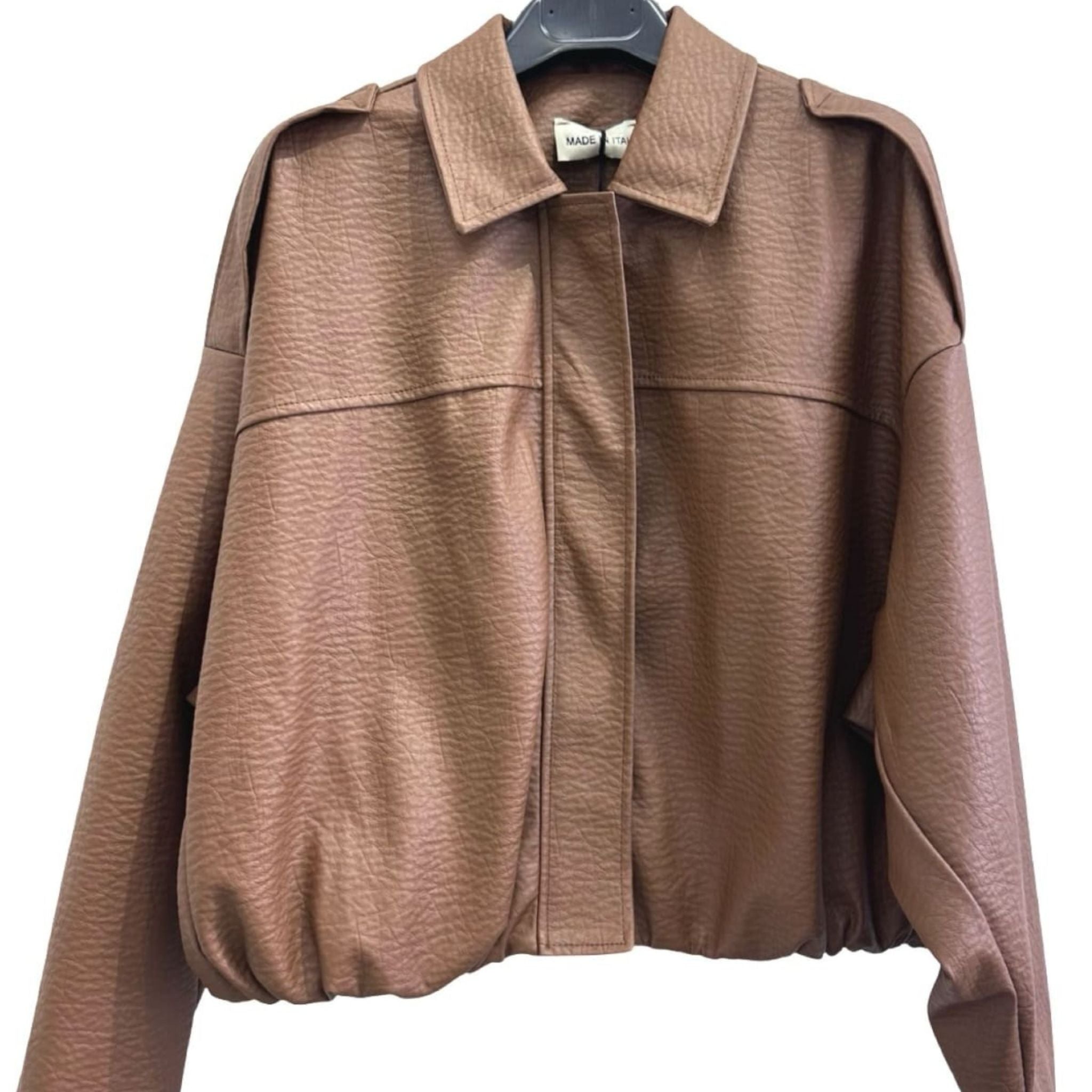Como Faux Leather Jacket