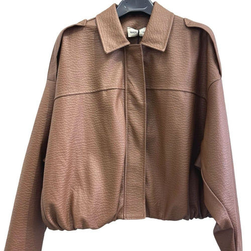 Como Faux Leather Jacket