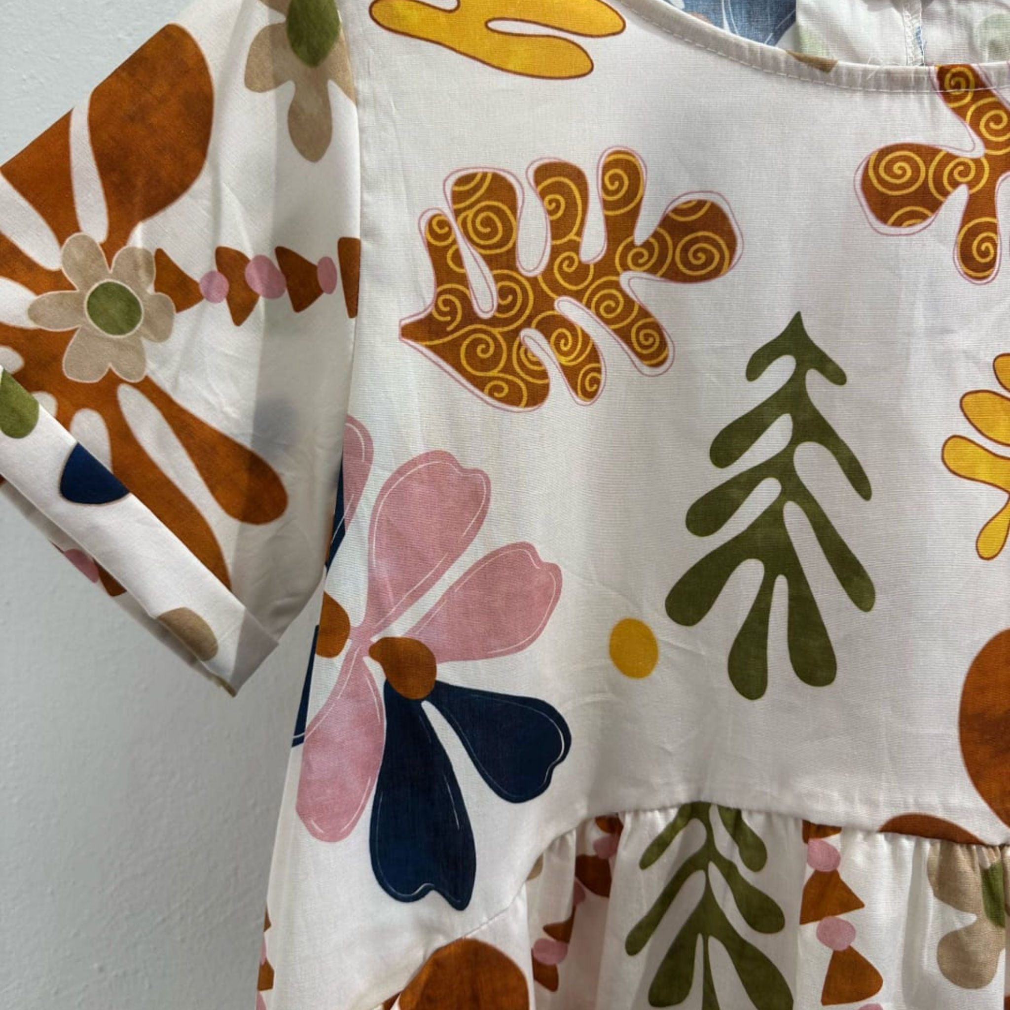 Italian Printed Maxi Dress