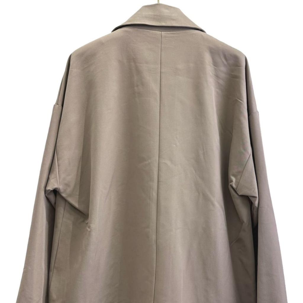 Relaxed Longline Lapel Jacket
