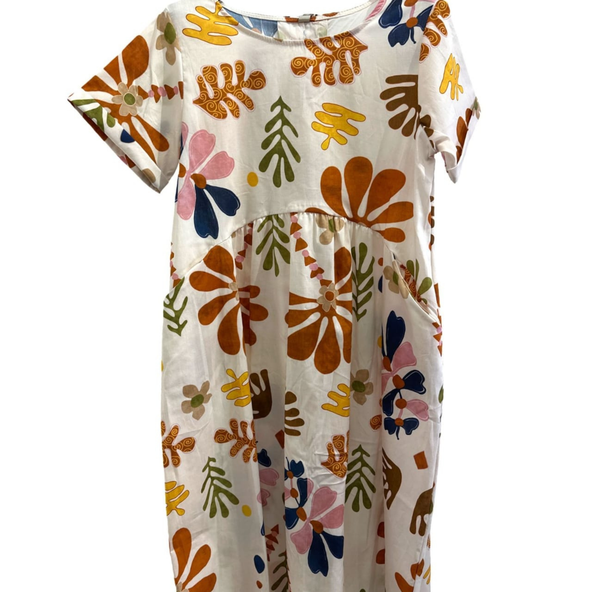 Italian Printed Maxi Dress