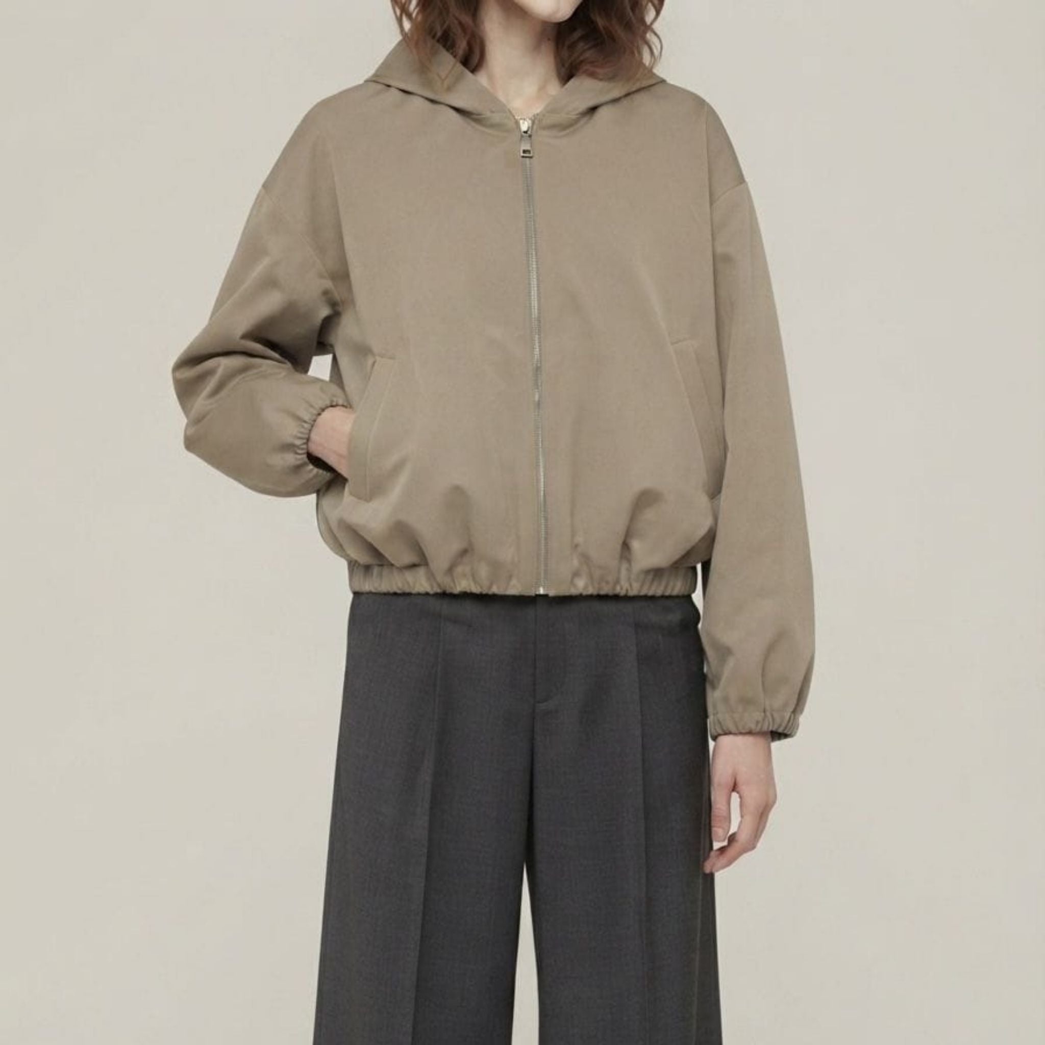 Milano Hooded Bomber Jacket