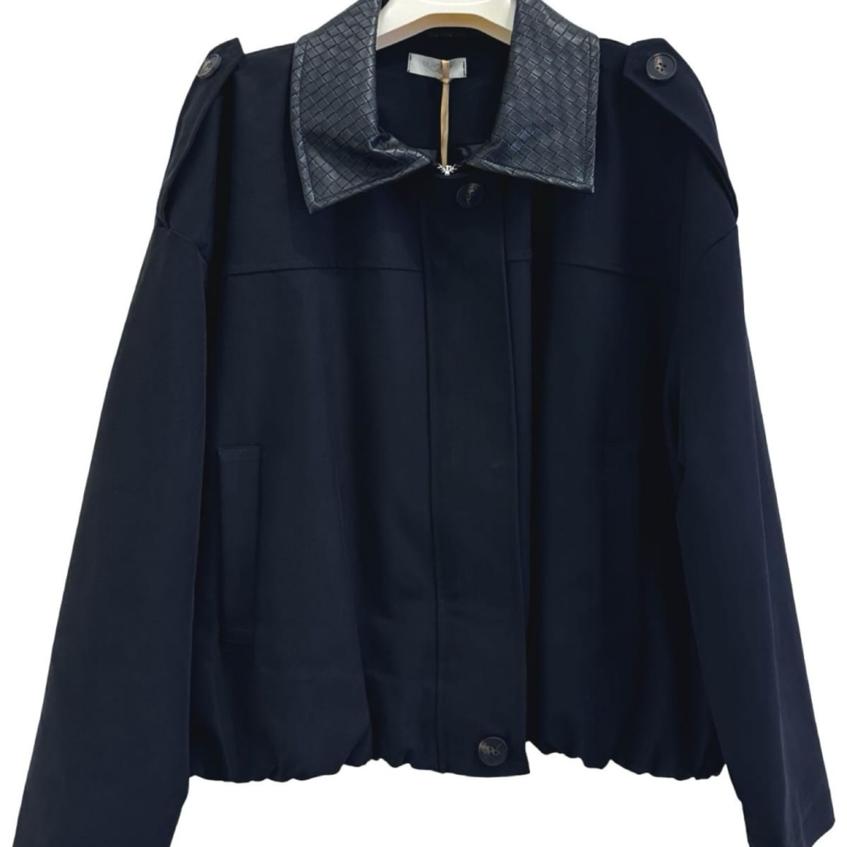 Contrast Collar Utility Jacket