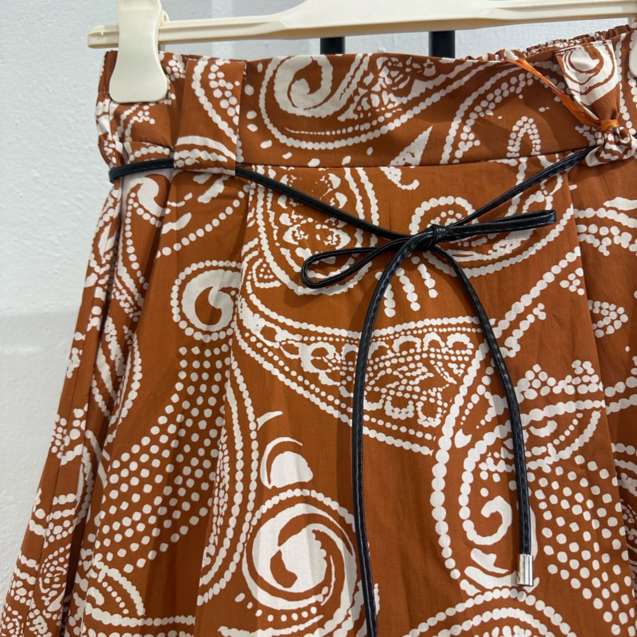 Italian Paisley Print Wide Leg Culottes