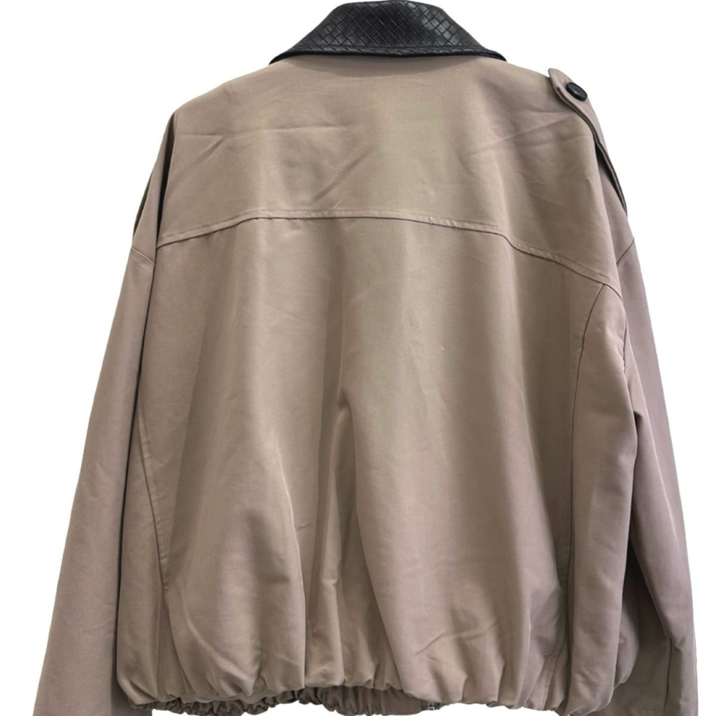 Contrast Collar Utility Jacket