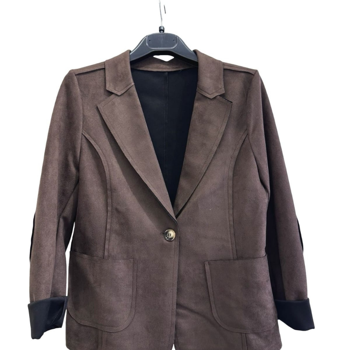 Verona Suede-Effect Blazer