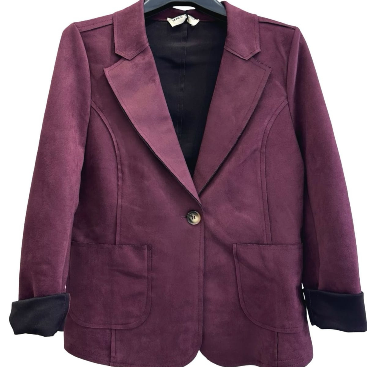 Verona Suede-Effect Blazer