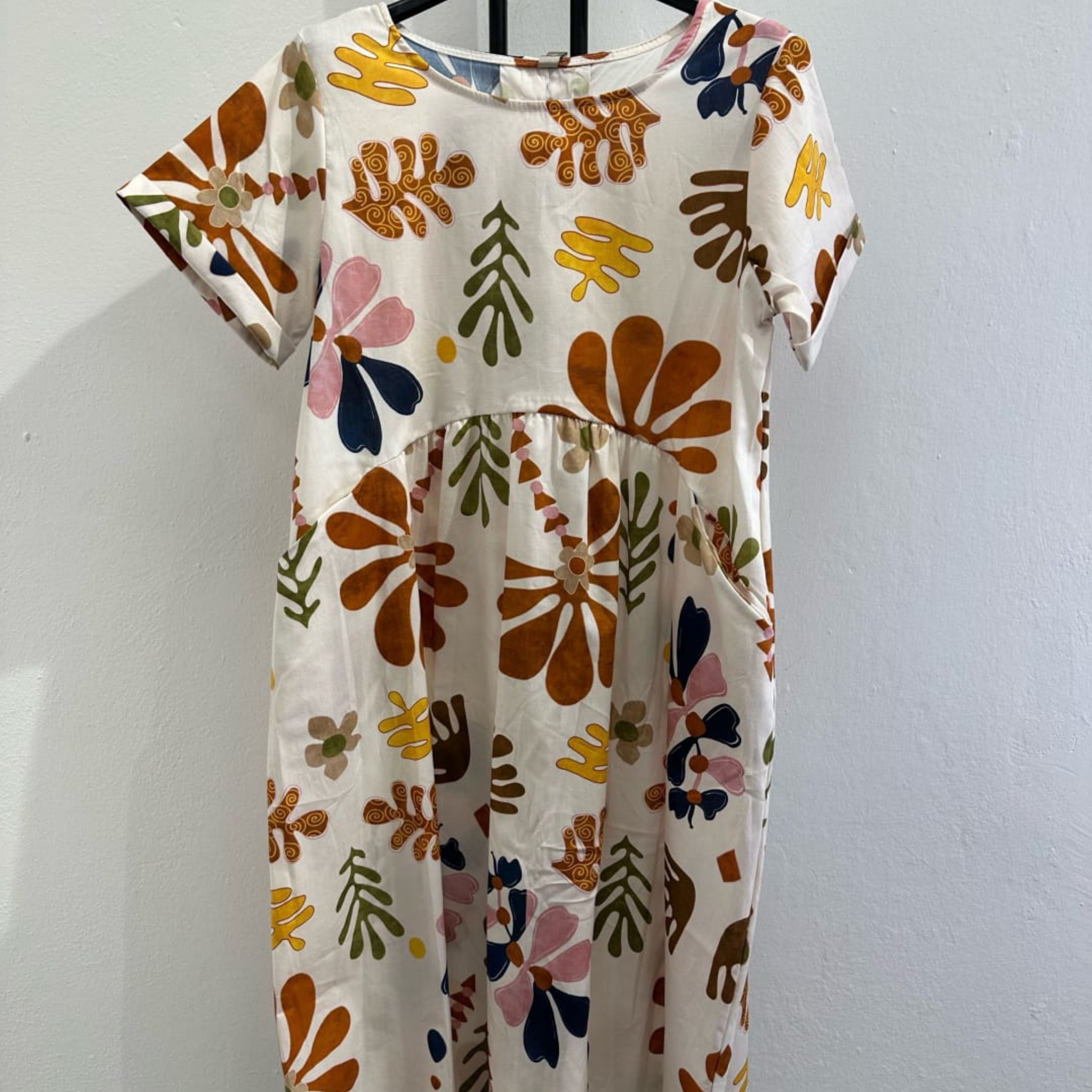 Italian Printed Maxi Dress