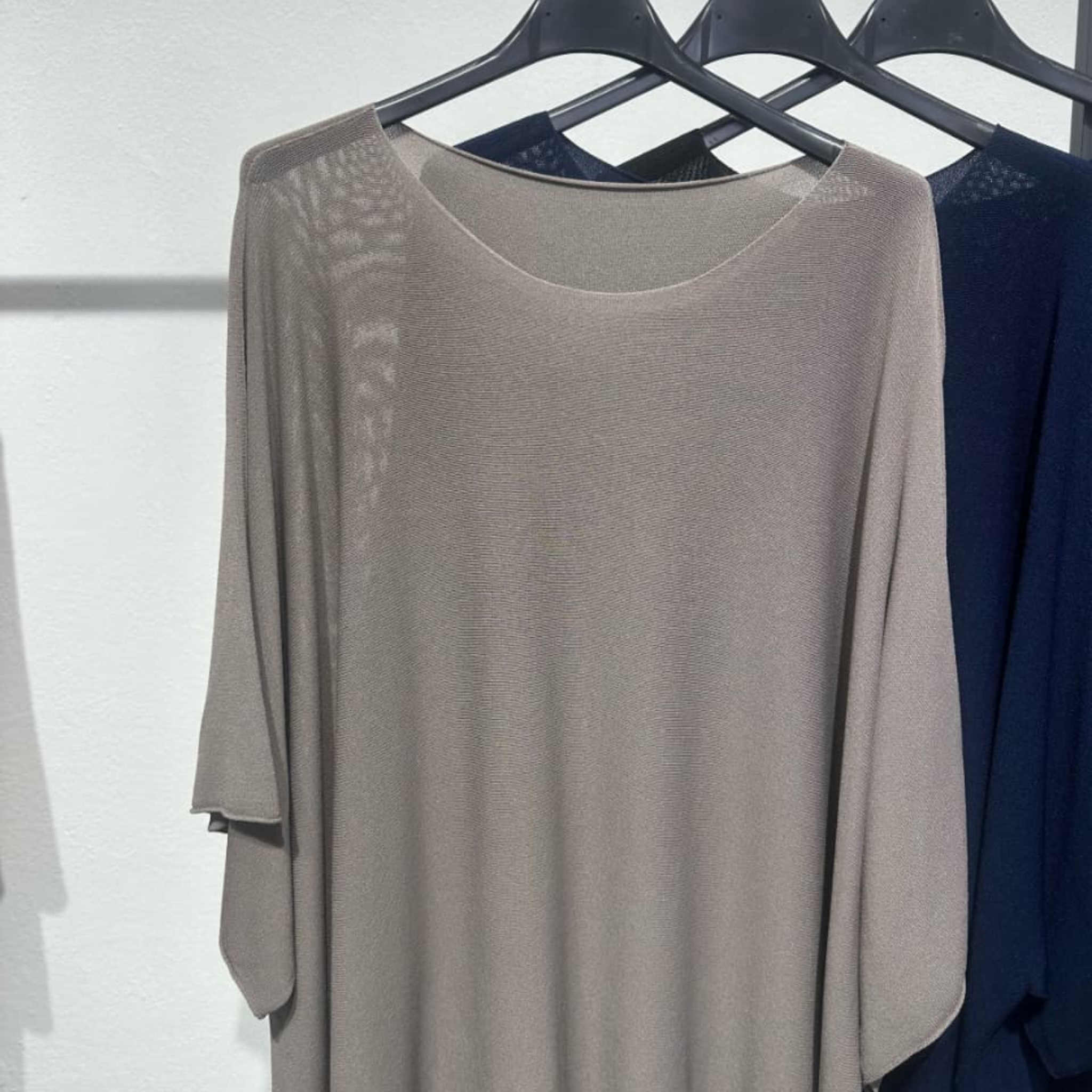 Viscose Blend Oversized Top