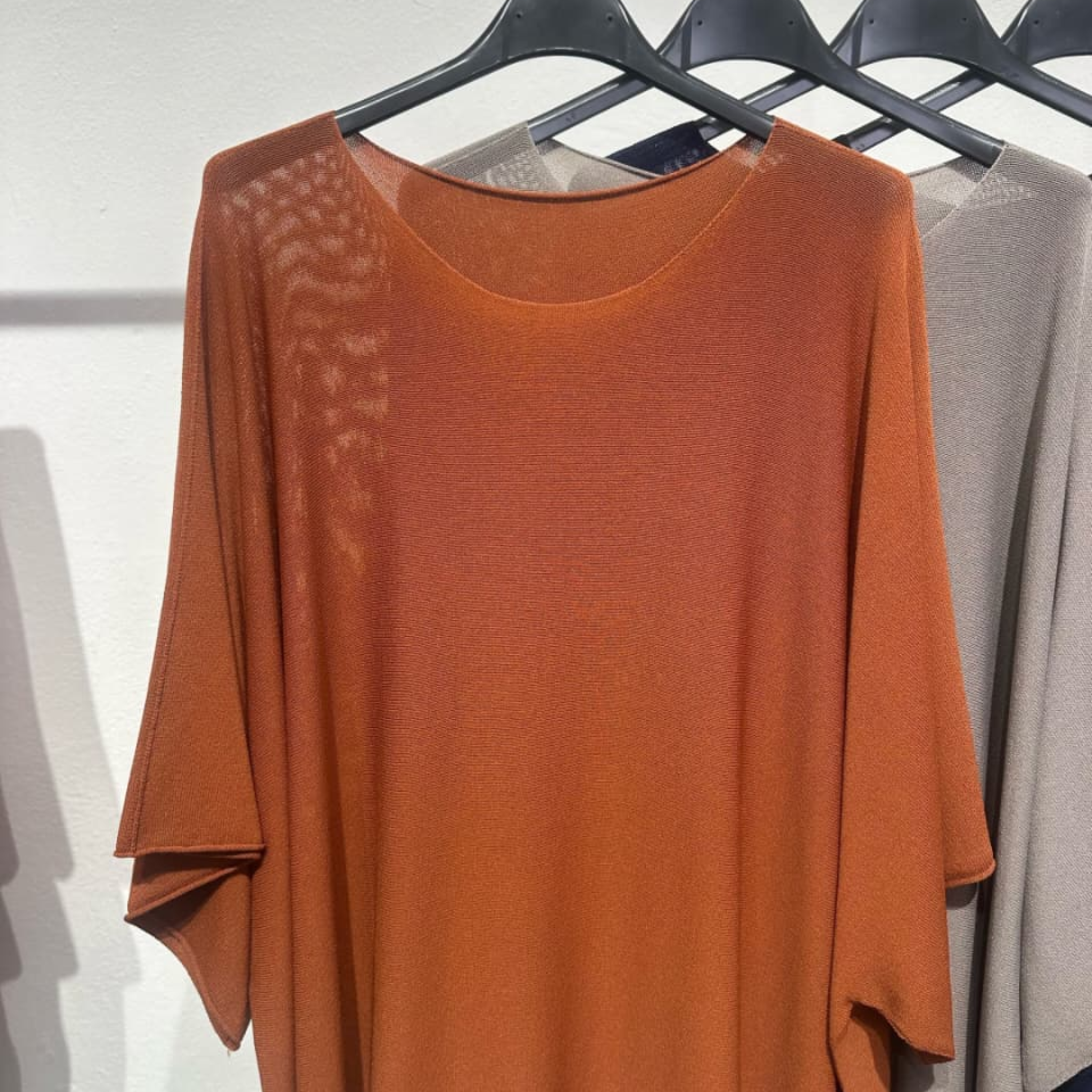 Viscose Blend Oversized Top