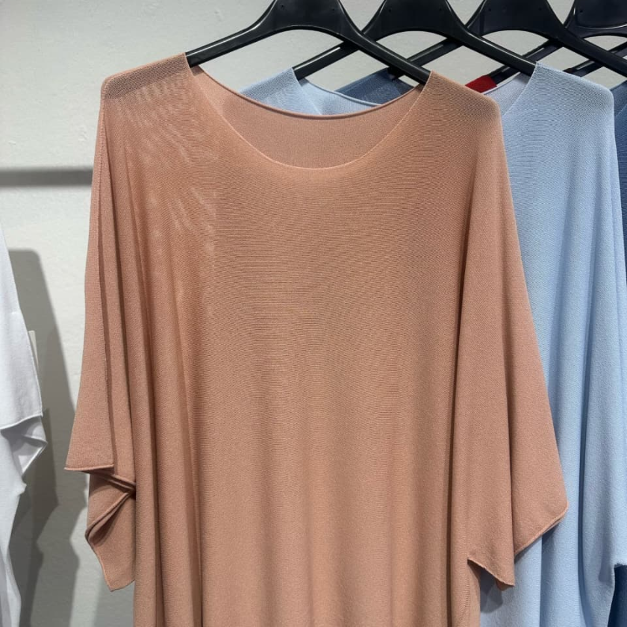 Viscose Blend Oversized Top