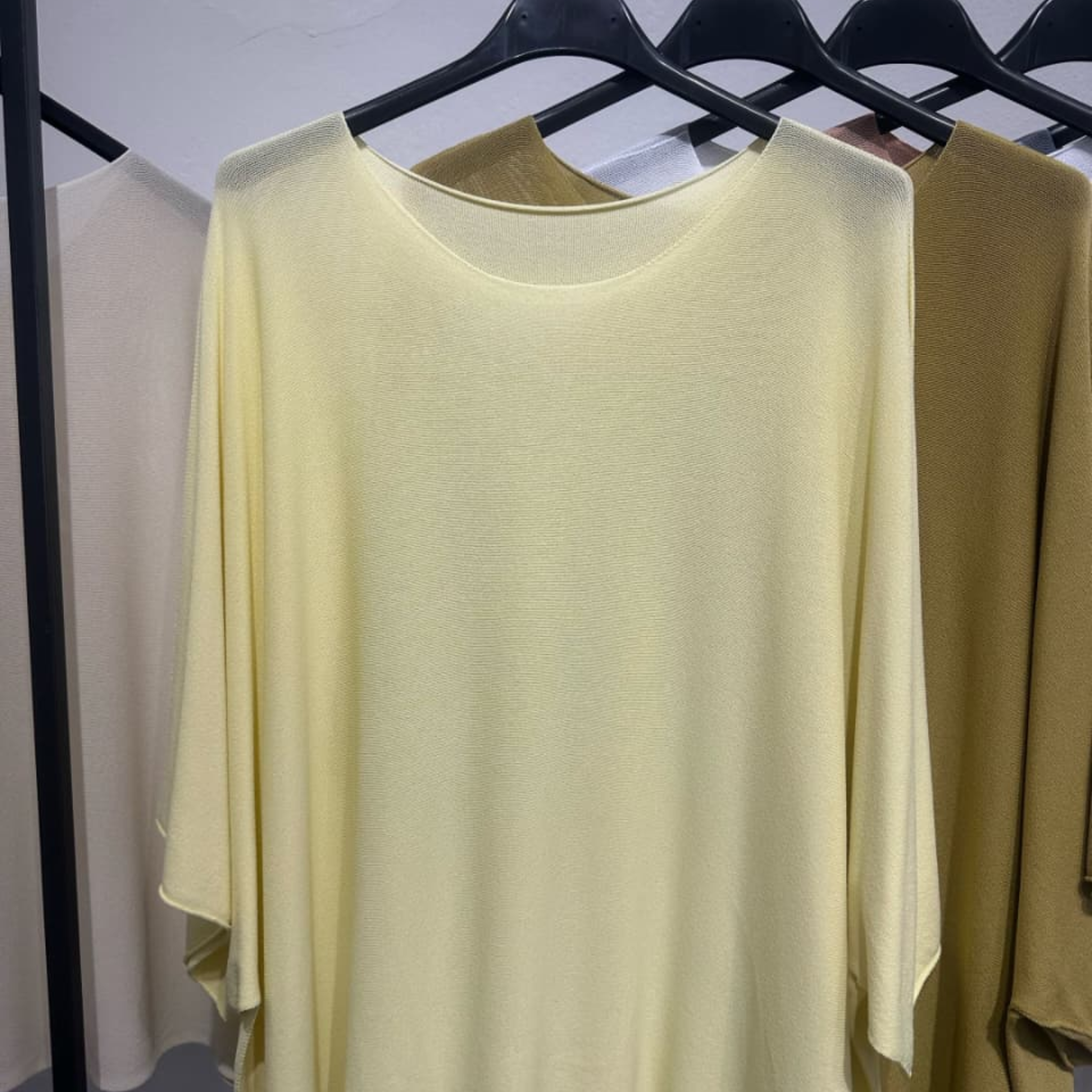 Viscose Blend Oversized Top
