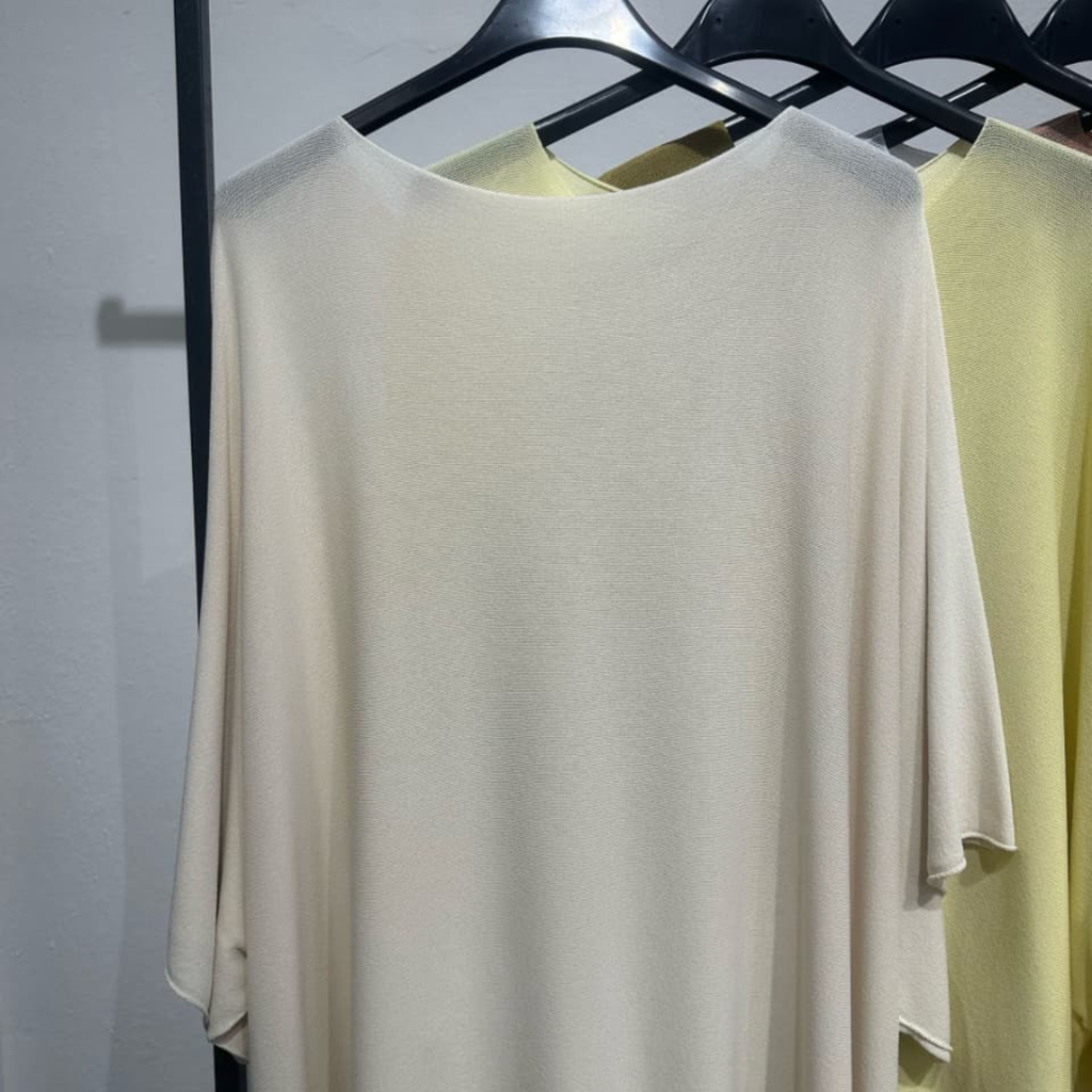 Viscose Blend Oversized Top