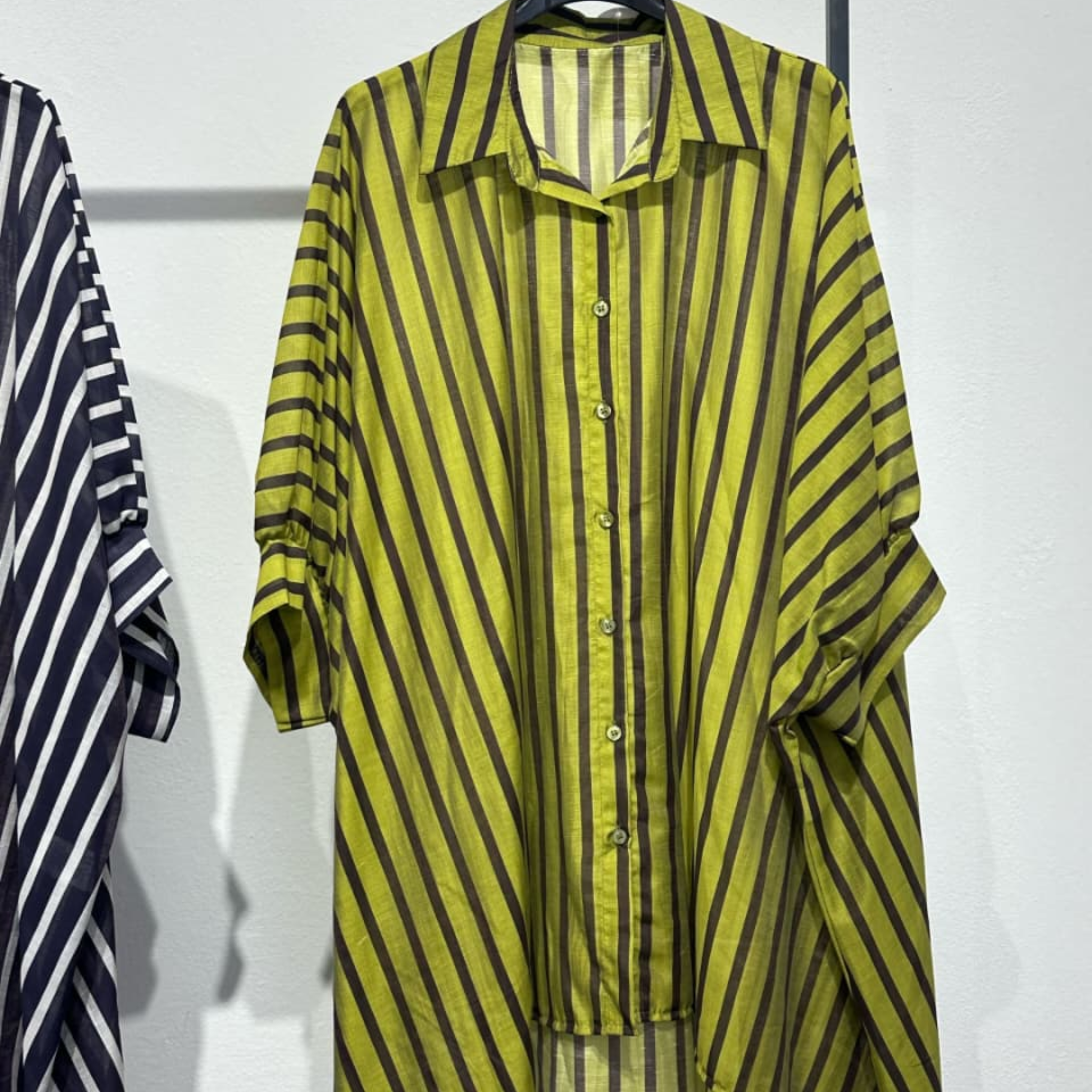 Tencel Blend Striped Shirt