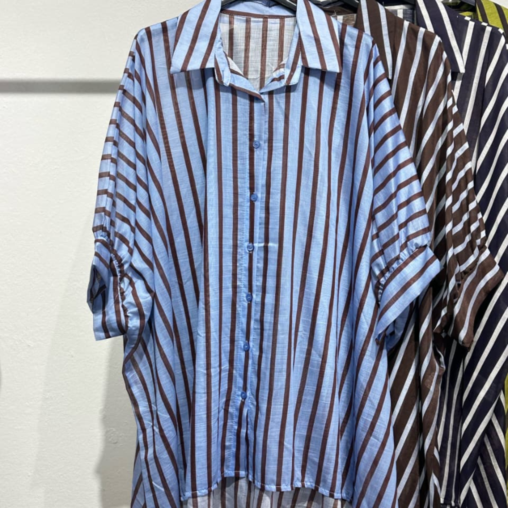 Tencel Blend Striped Shirt