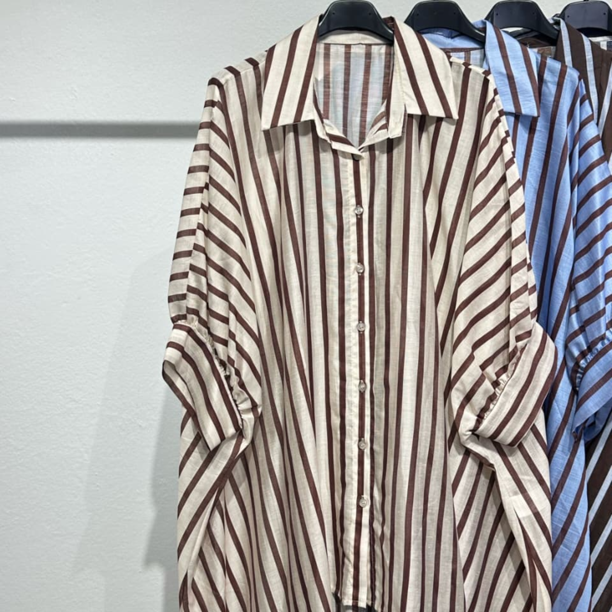 Tencel Blend Striped Shirt