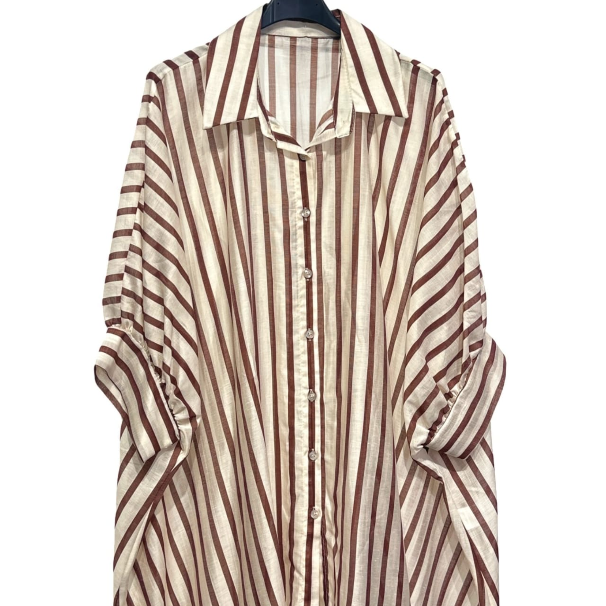 Tencel Blend Striped Shirt