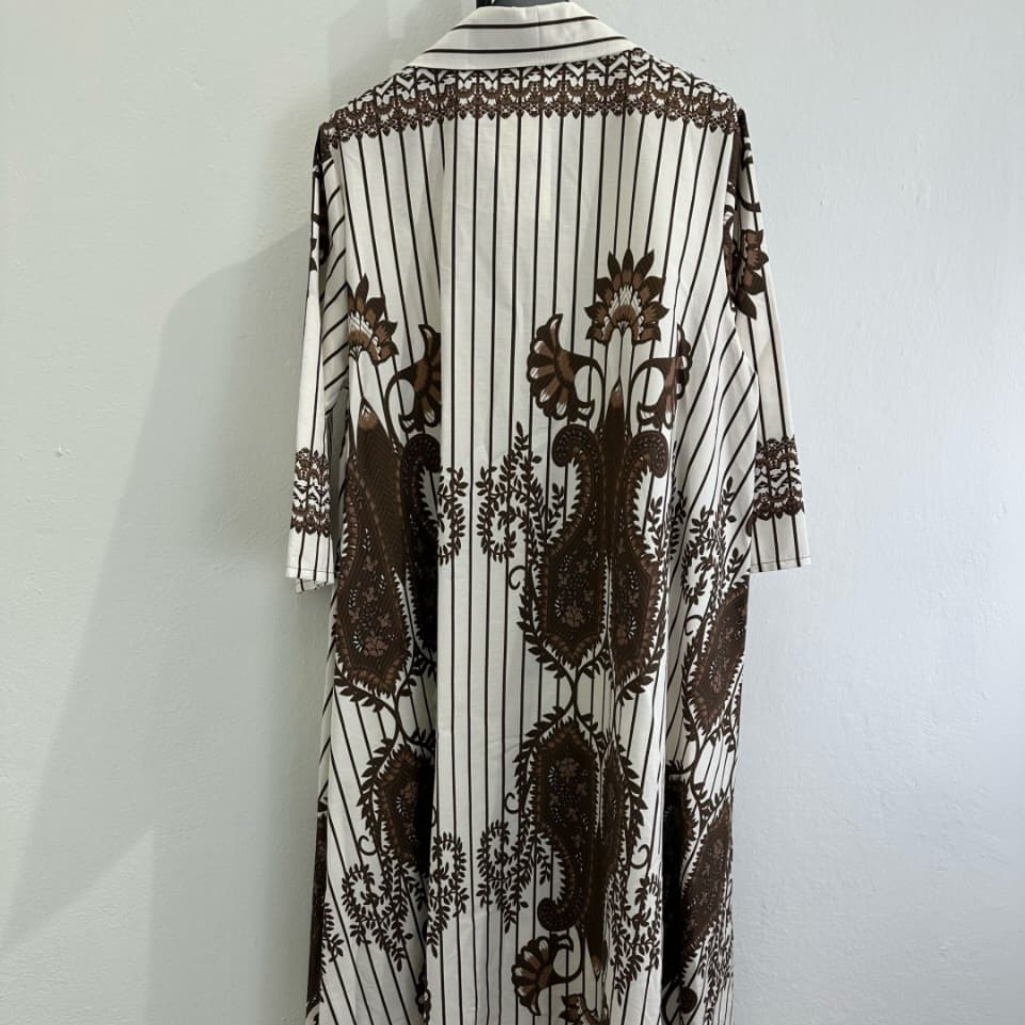 100% Cotton Printed Shirt Dress