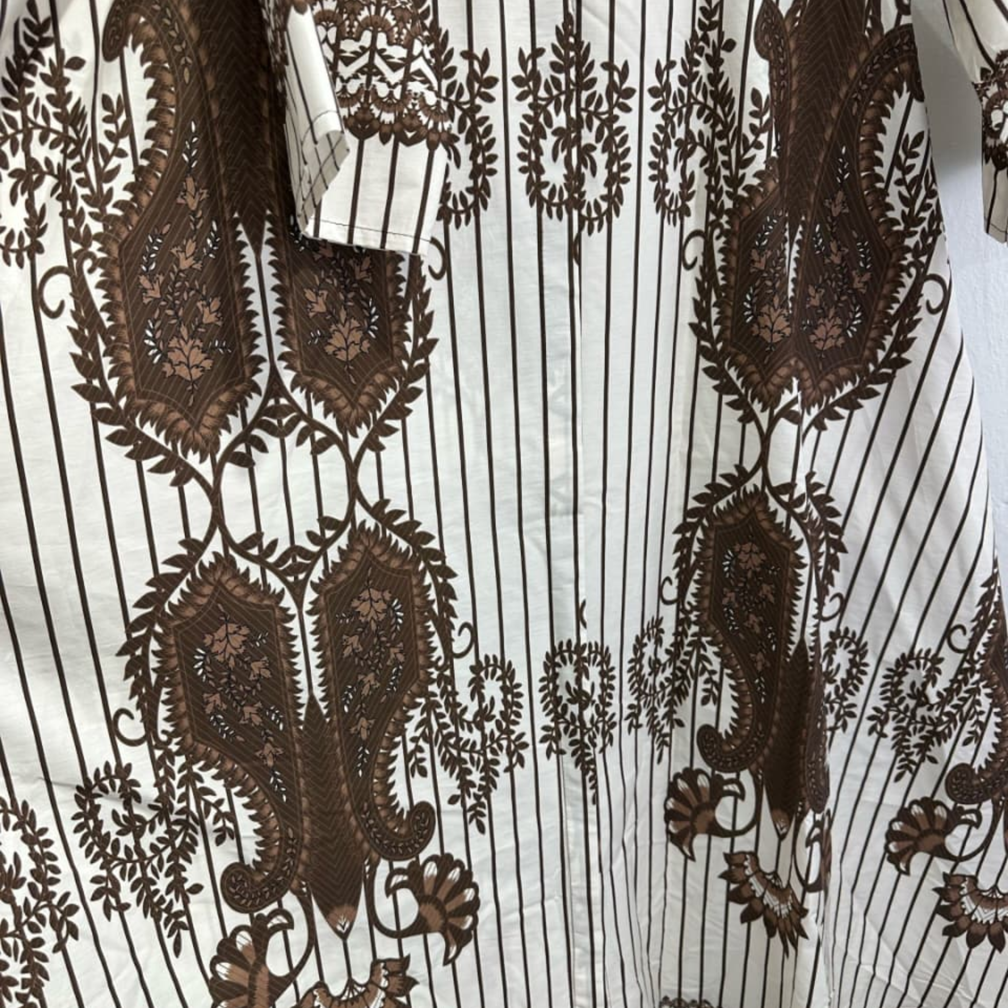 100% Cotton Printed Shirt Dress