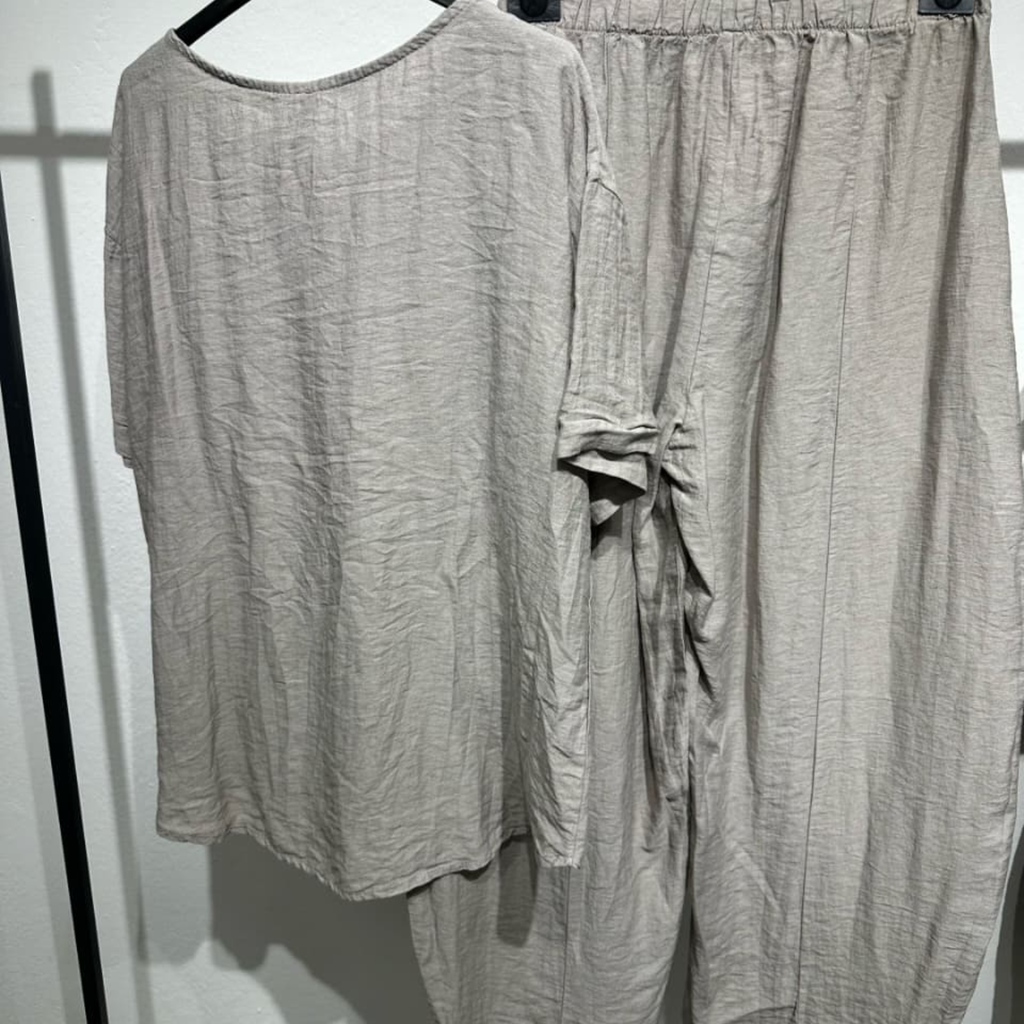 Tencel Blend Relaxed Set (Top & Pants)