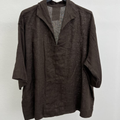 Linen Blend Short Sleeve Shirt