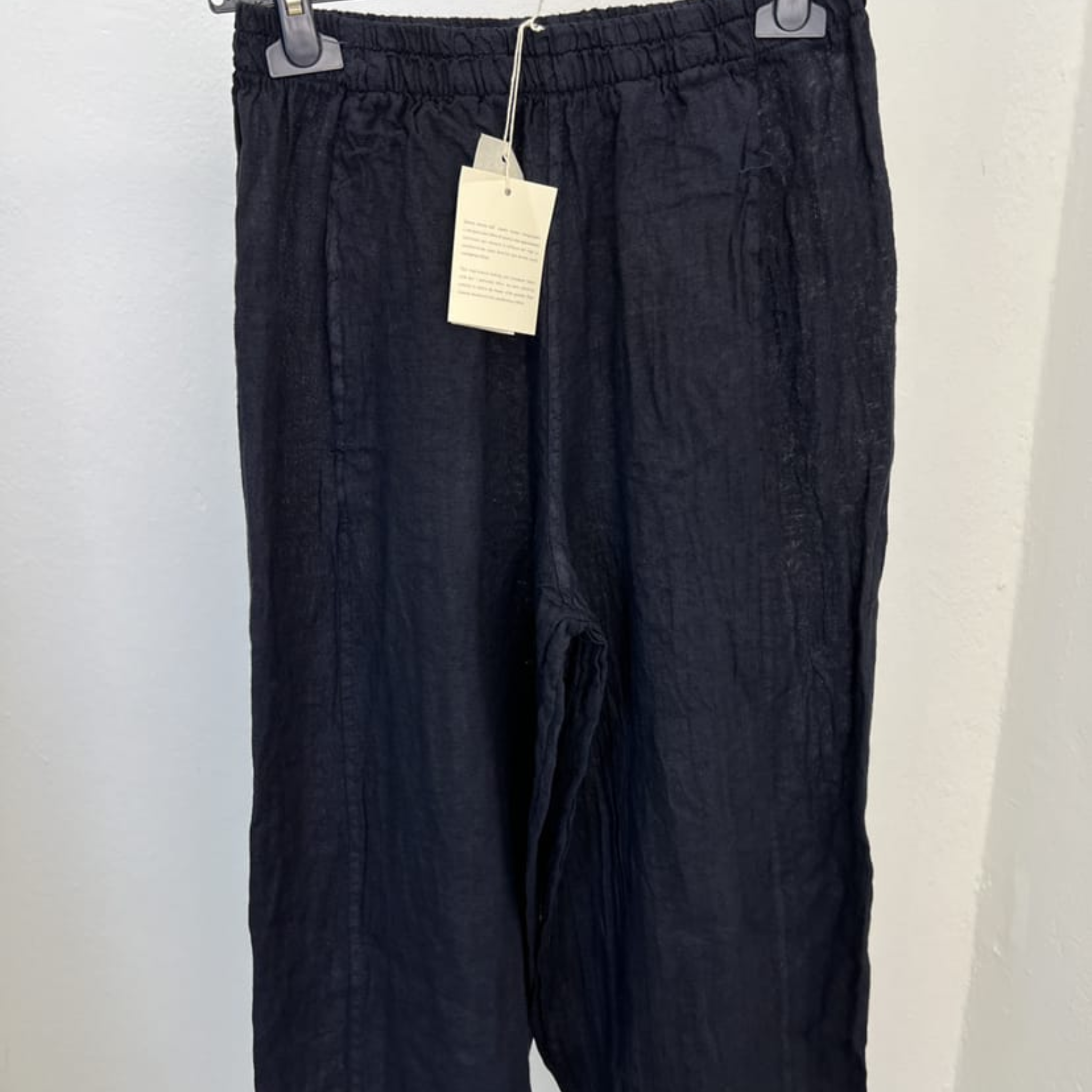 100% Linen Wide-Leg Pants