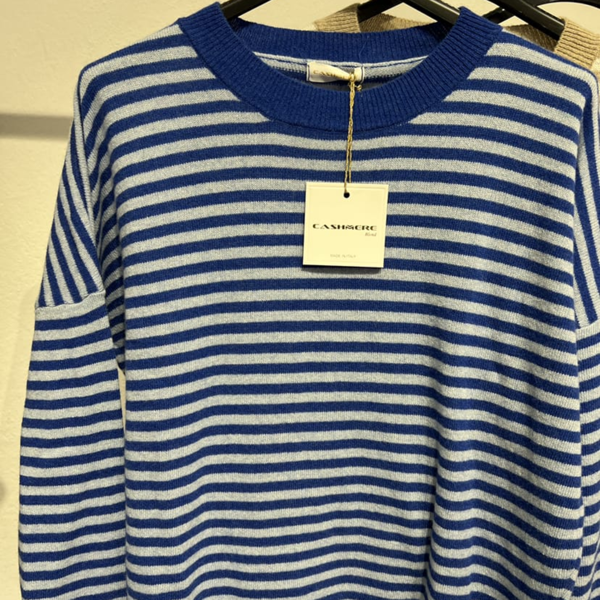 Cashmere Blend Striped Sweater