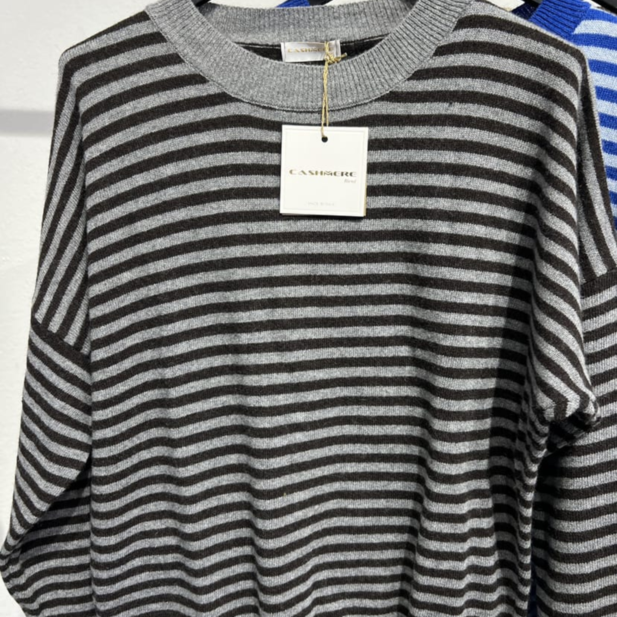 Cashmere Blend Striped Sweater
