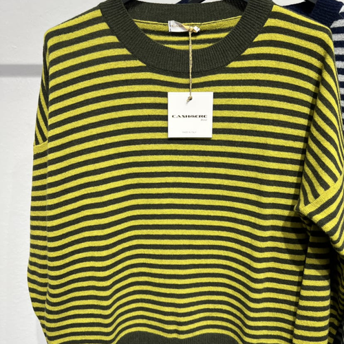 Cashmere Blend Striped Sweater