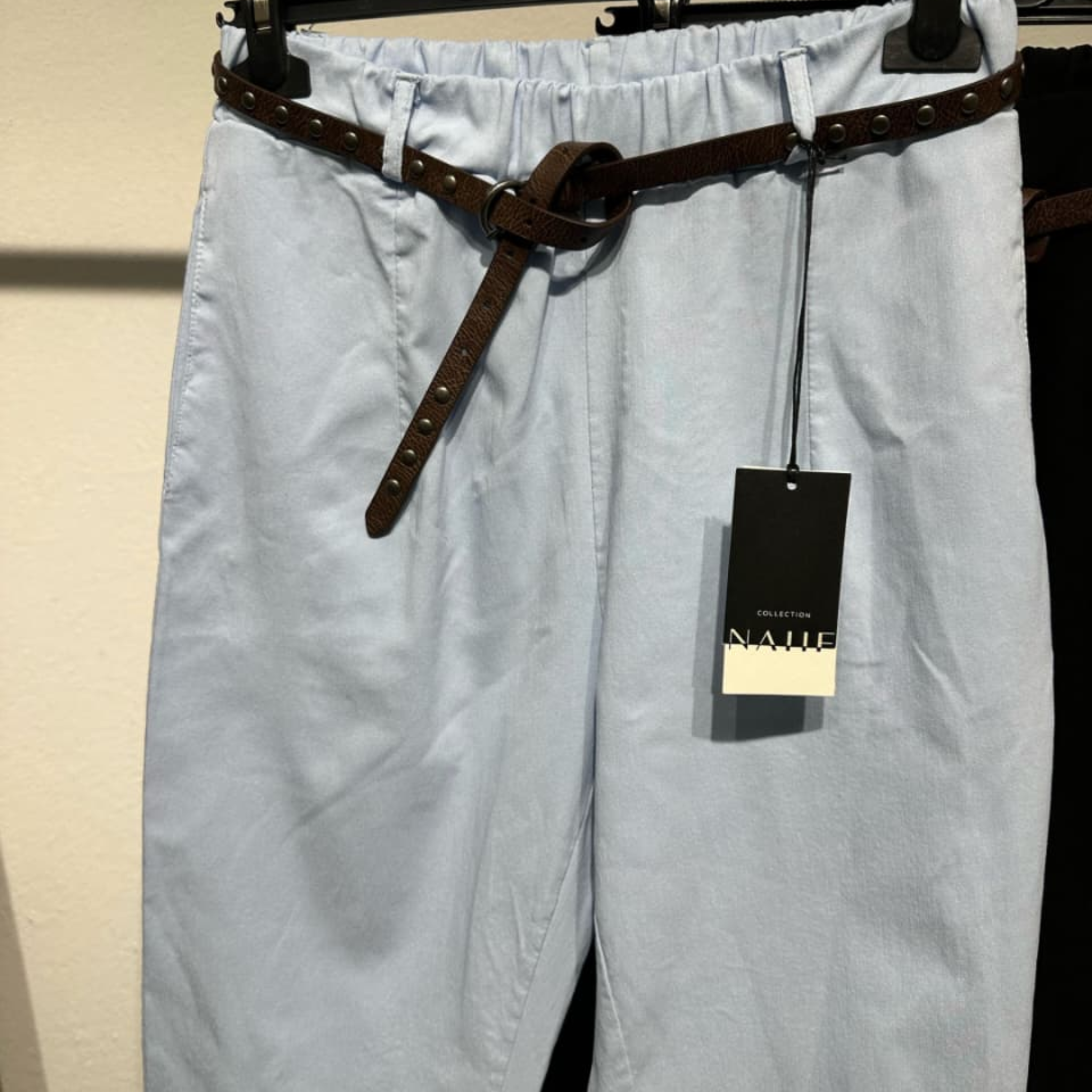 Lightweight Trousers with Belt