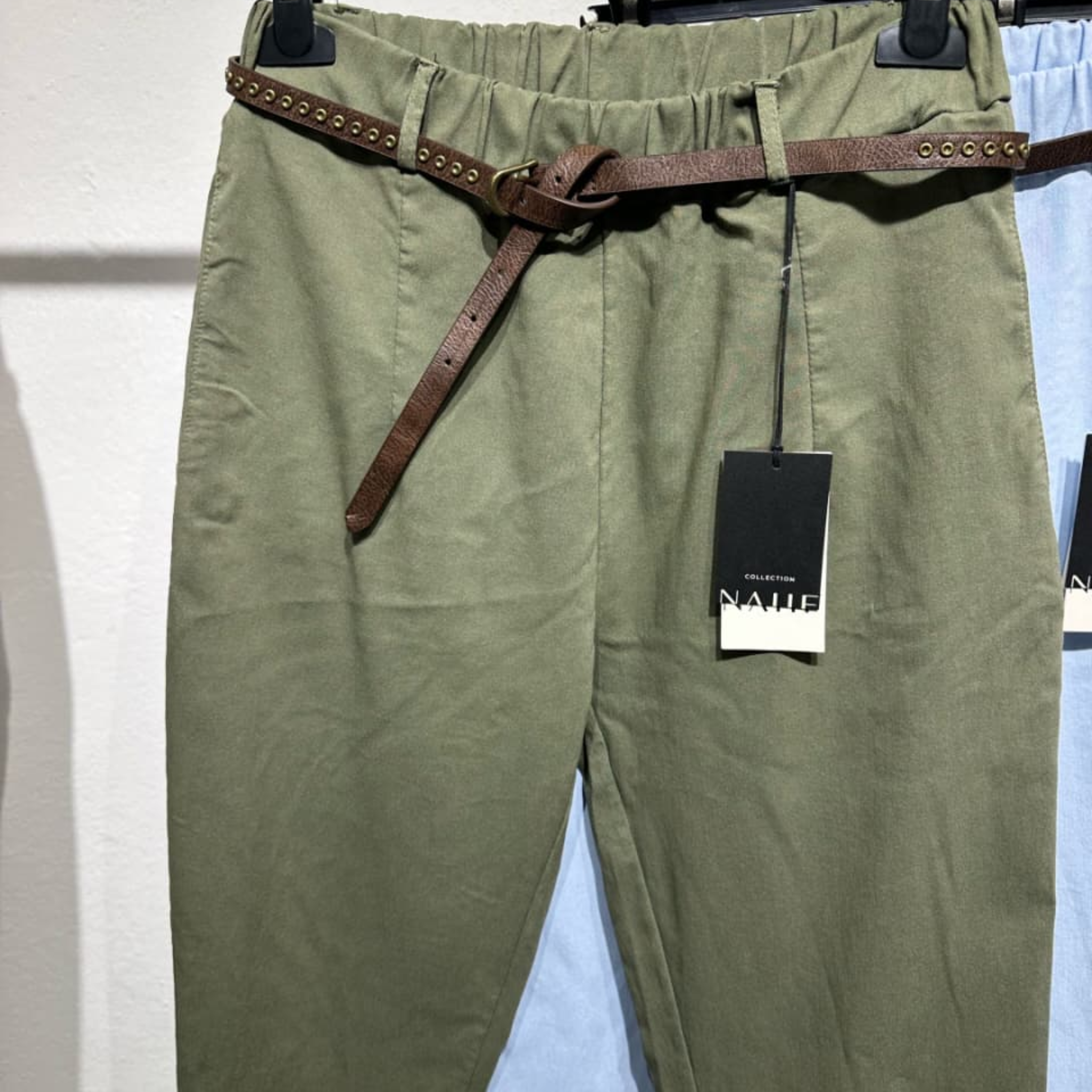 Lightweight Trousers with Belt
