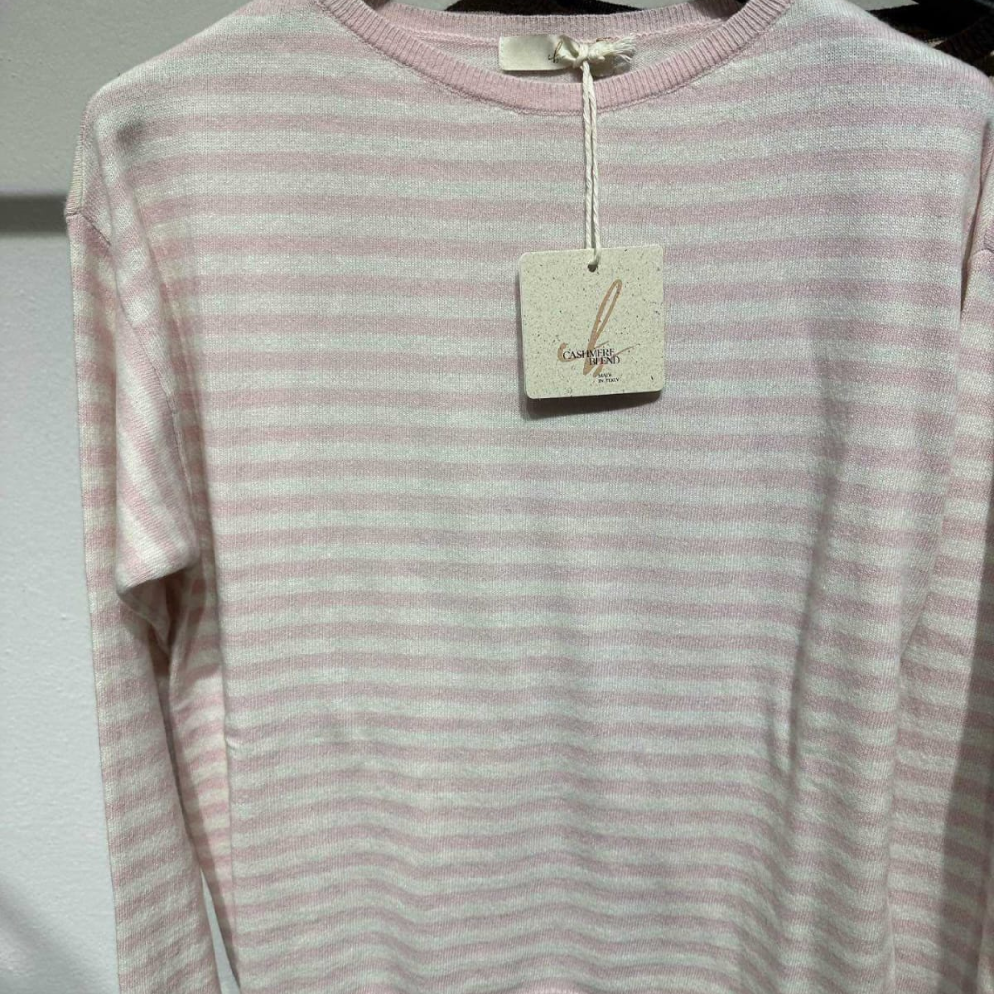 Cashmere Blend Striped Sweater