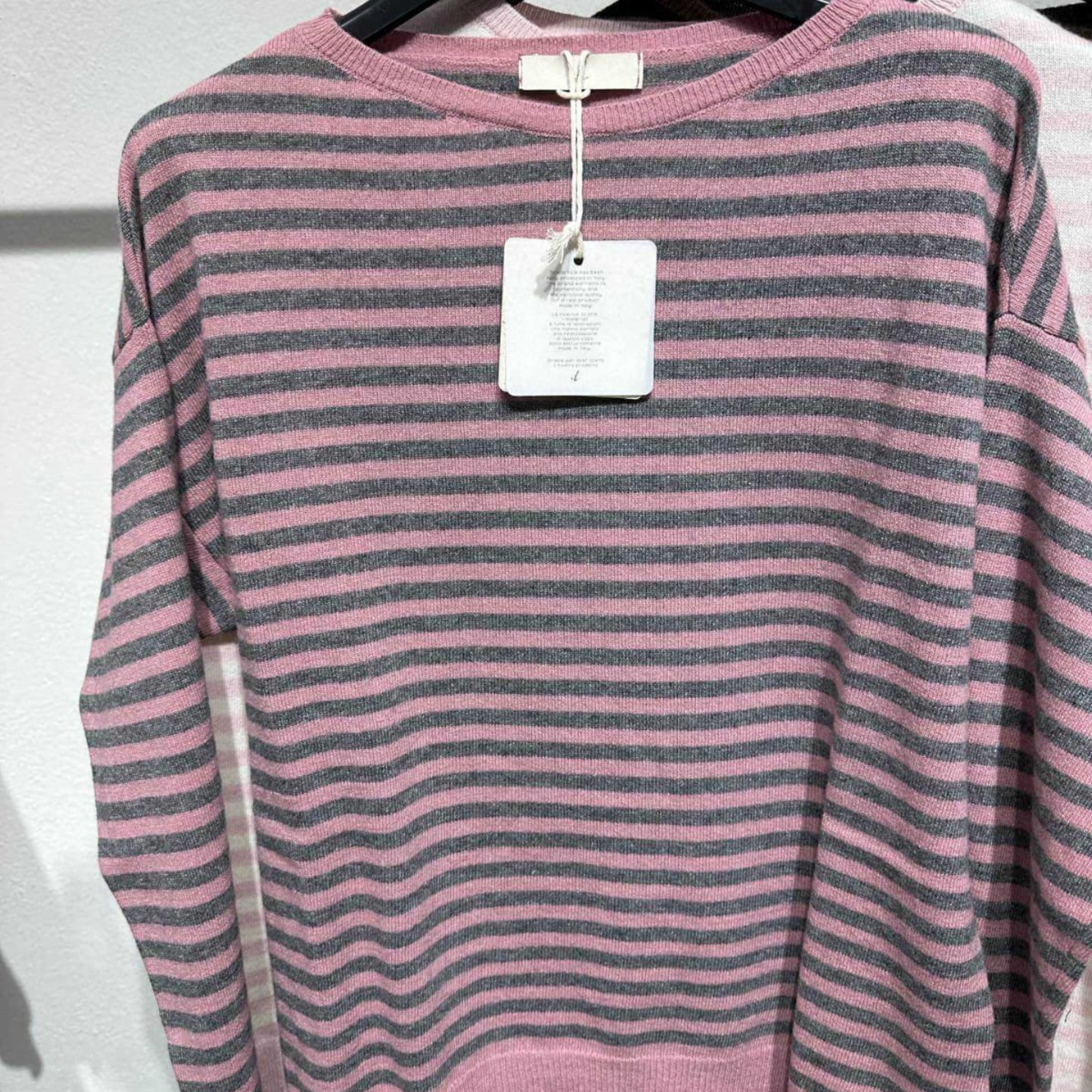 Cashmere Blend Striped Sweater