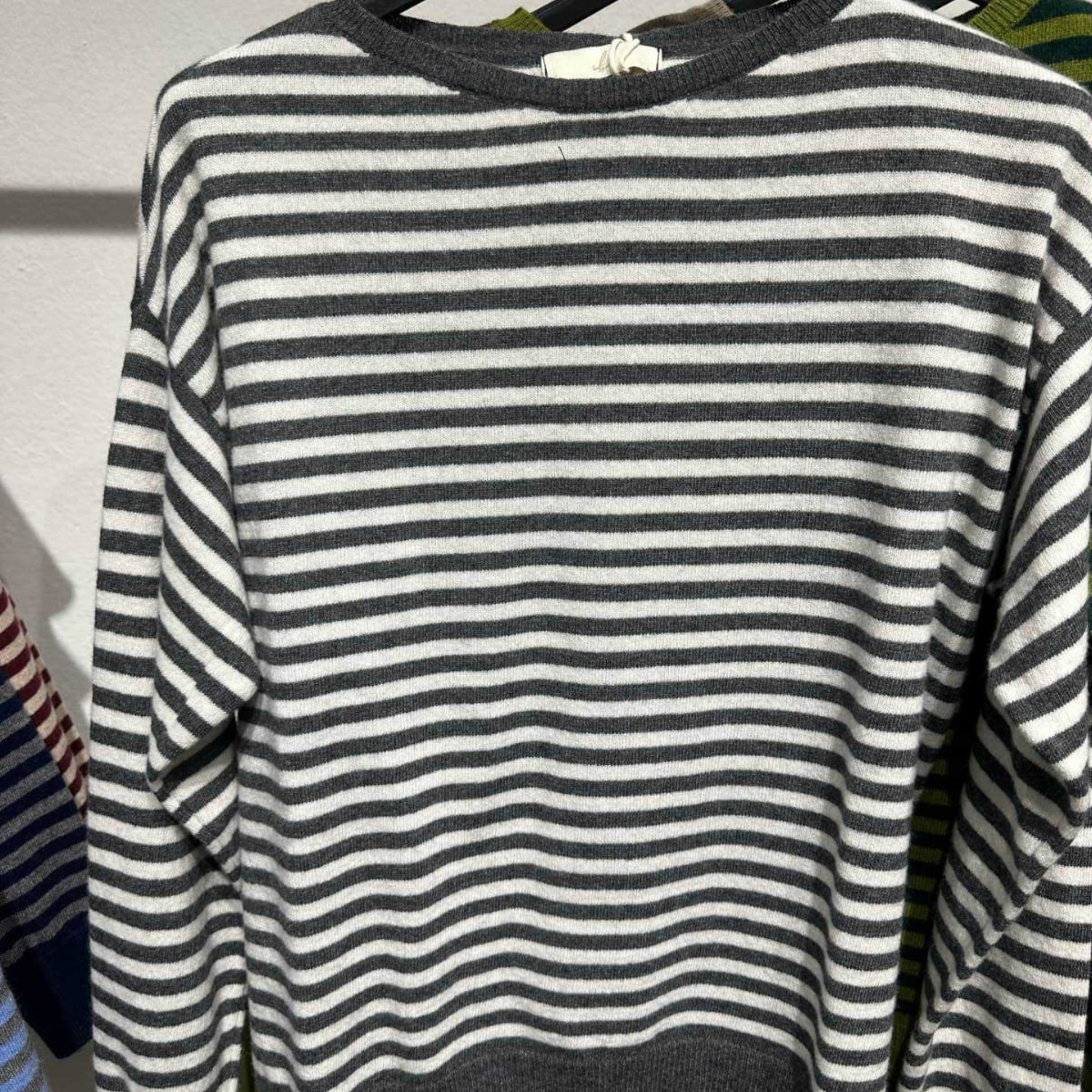Cashmere Blend Striped Sweater