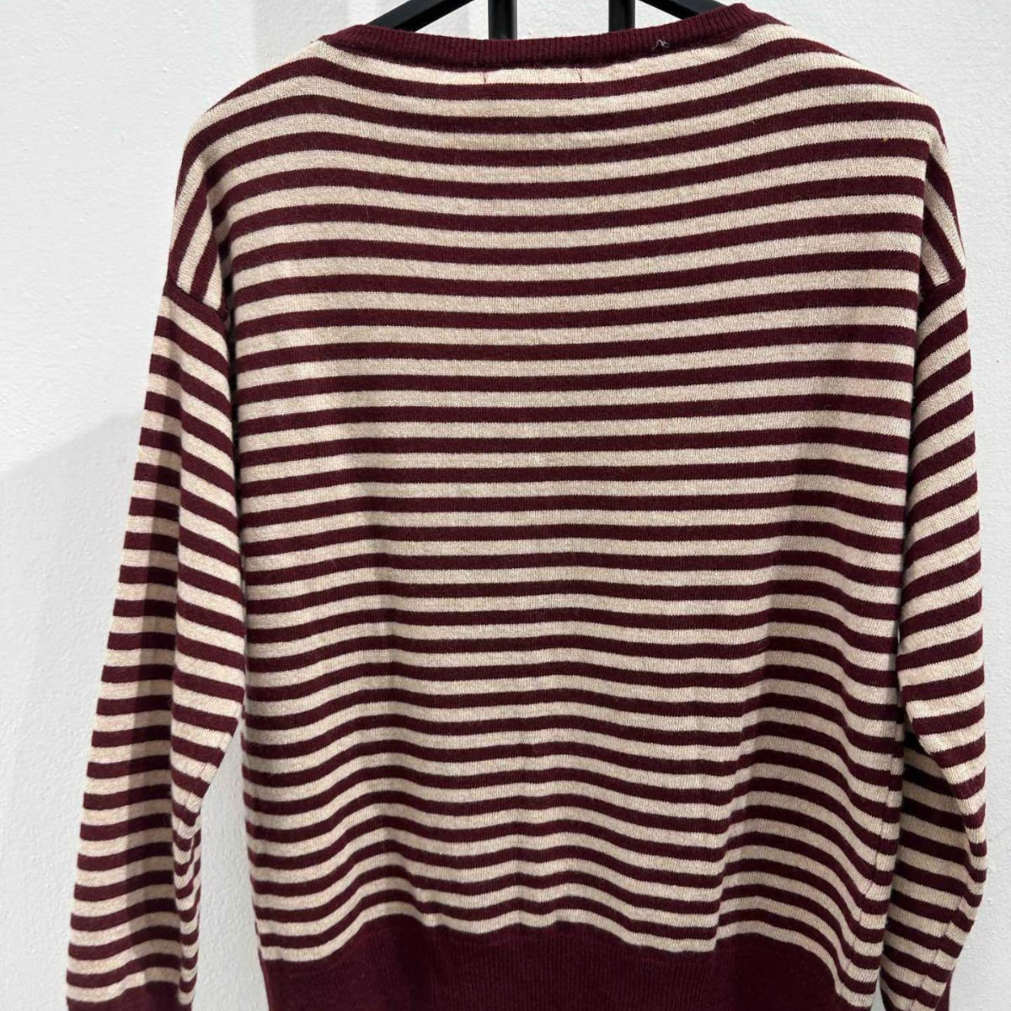 Cashmere Blend Striped Sweater