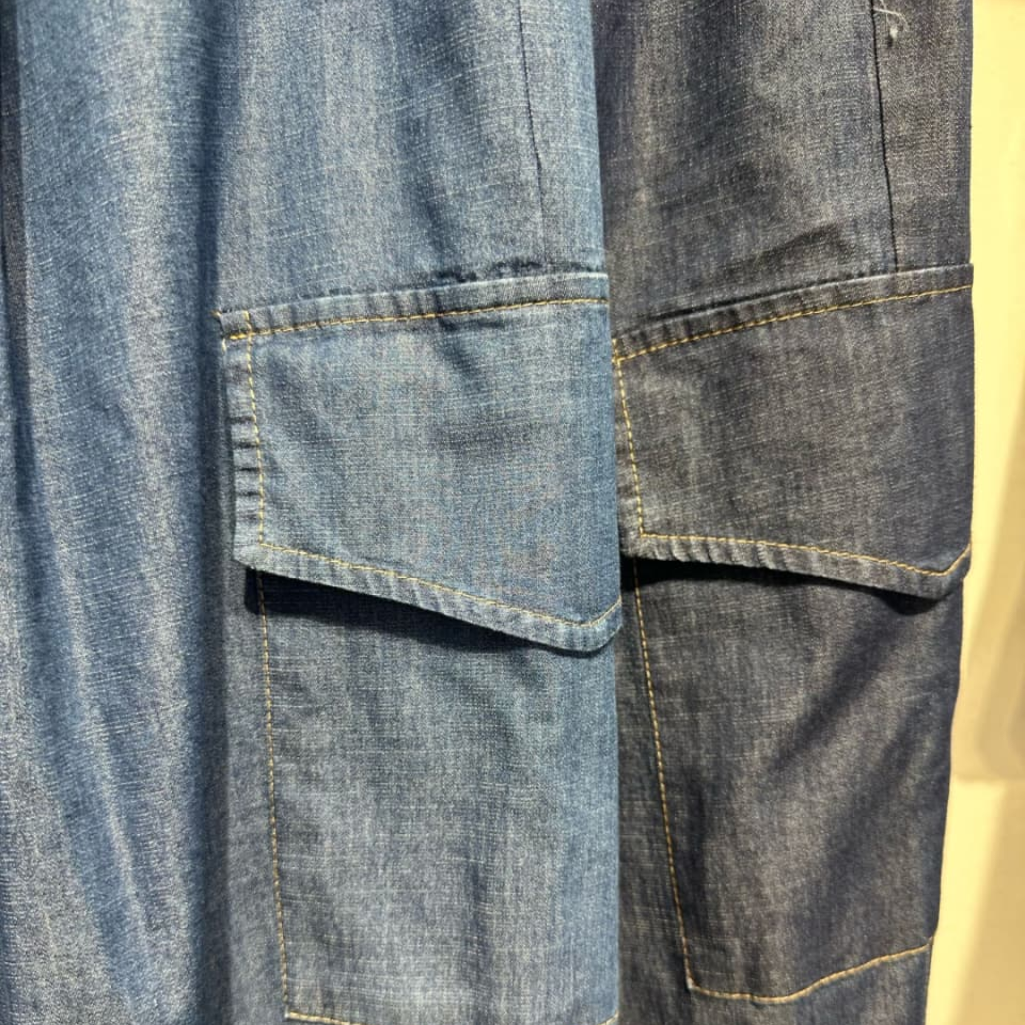 Relaxed Denim Balloon Pants