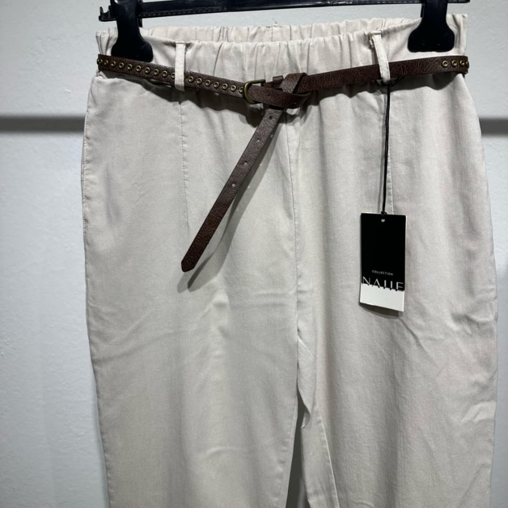 Lightweight Trousers with Belt