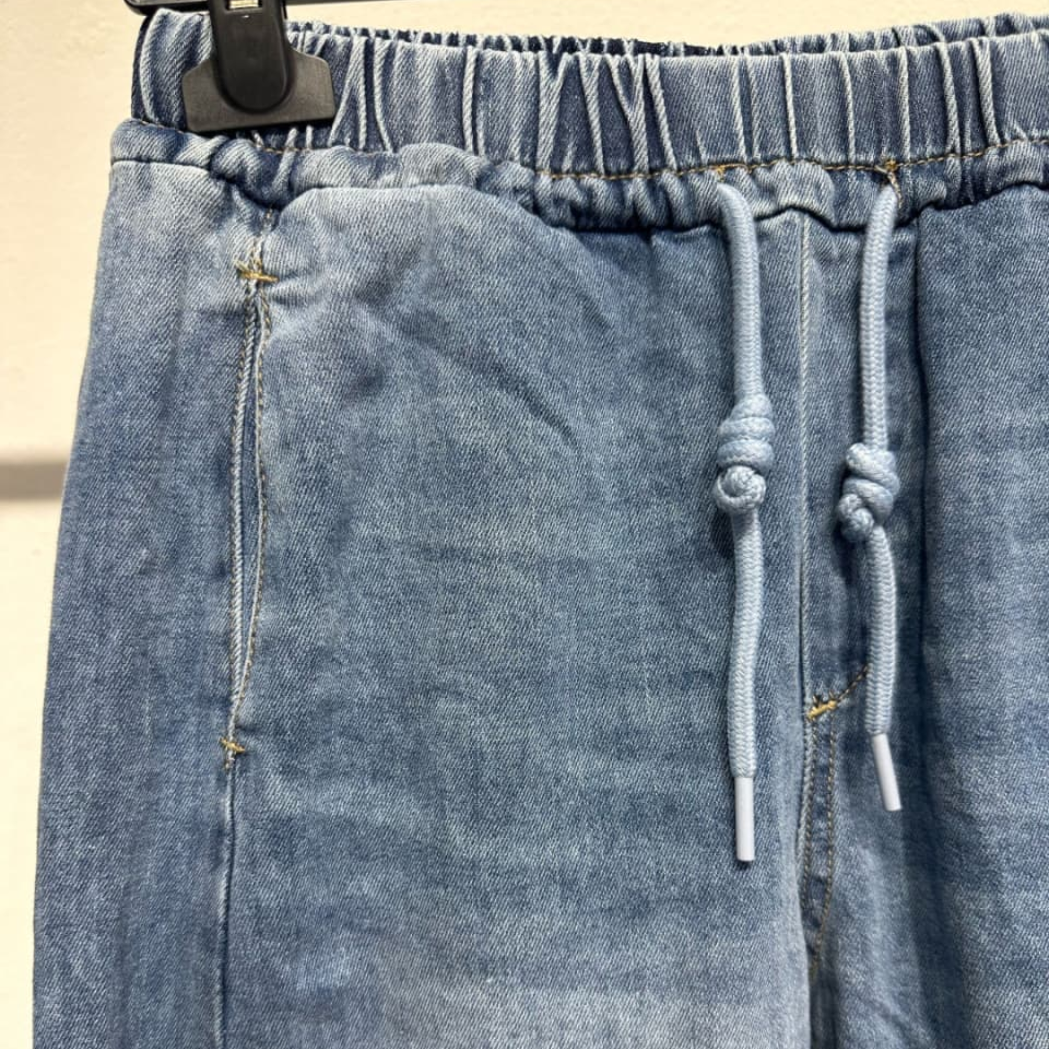 Denim Jogger Pants